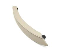 Poignée Porte Intérieure pour BMW X5 X6 E70 E71 E72 2007 2008 2009 2010 2011 2012 2013 Intérieur Voiture Gauche Droite Poignée Porte Passager Garniture Cuir Poignée Porte Voiture(Right Creamy)