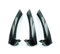 Poignée Porte Intérieure Pour Série 3 E90 E91 E92 316 318 320 325 328i 2004-2012 Conduite À Gauche À Droite baguette de garniture de panneau de poignée de por(LHD SET Carbon Fiber)