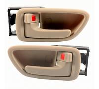 Poignée Porte Intérieure Voiture avec Support Montage Noir pour Japonaise 2000 2004 Remplaçant Direct d'Origine Adaptée à la Réparation Portière Avant Conduite Quotidienne , Beige , color to 1