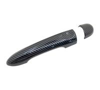 Poignée Porte Latérale Voiture Pour Clio IV MK4 2012 2013 2014 2015 2016 2017 2018 2019 2 Pièces En Fibre Carbone Poignée Porte Couvercle Loquet Garniture(1)