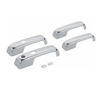 Poignée Porte Latérale Voiture Pour F150 2015-2020 Poignée Porte Extérieure Voiture Couvercle Cuvette Garniture Moulage Automatique Accessoires ABS(C Chrome)