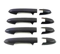 Poignée Porte Latérale Voiture Pour Fit Pour Jazz GK5 GP5 2014-2020 8 Pièces En Fibre Carbone Poignée Porte Extérieure Voiture Garniture Protection Décor ABS Autocollant(Carbon)