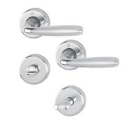 Poignée porte Maribor 1766/17KV/17KVS Alu.F249 rd..SK/OL DIN G/D D/D HOPPE