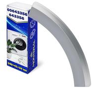 Poignée Porte pour Sèche Linge 240x41x34 mm avec le Code Original 00643356 643356 pour Bosch pour Siemens pour Neff - Garantie de 10 Ans - MONTERAL