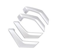 Poignée Porte pour VW pour T-R&OC 2017-2021 2022 Motif en Fibre De Carbone Intérieur Poignée De Porte Latérale Accoudoir Décoratif Seuils Bande Garniture Accessoires Pièces Intérieures(Matte)