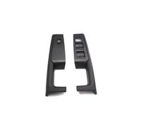 poignée porte voiture 2 Pièces Pour Sko&da Pour Superbe 2008-2013 Poignée Porte Intérieure Avant Et Arrière Cadre D'accoudoir Interrupteur Garniture Du Panneau Commande 3TD867157(Black front)