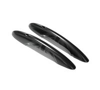 Poignée Porte Voiture Lot De 2 Autocollants Noirs pour Poignée Porte Voiture Accessoires Style Automobile pour S JCW F56 F57(The Black Flag,with Only Light)