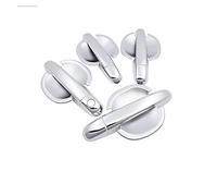 Poignée Porte Voiture Pour Kia Cee'd Ceed 2006~2012 ED Voiture Autocollants Décalcomanies Plastique Style Chrome Poignée Porte Couverture Garniture Protection(G)