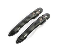 Poignée Porte Voiture Pour Pour Megane 3 Pour MK3 III 2008-2016 Garniture De Poignée De Porte De Voiture Accessoires De Style Porte Poignée Couverture Autocollant(2Dr no key 2 buttons)