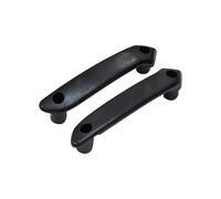 Poignée portière voiture Poignées De Porte Intérieures De Voiture Gauche Droite Noir Blanc Compatible Avec Lupo Pour Siège Pour Arosa 1999 2000 2001 2002 2003 2004 2005 2006(2PCS BLACK)