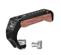Poignée pour appareil photo reflex numérique - En bois et aluminium - Filetage 1/4 et 3/8 - Pour griffe - Pour accessoires de photographie