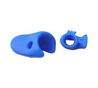 Poignée pour archet de violon en caoutchouc de 5,5 cm (bleu)
