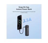 Poignée pour Batterie Externe 5000 MAh pour Pocket 4/3, Compatible avec Trépied et Chargeur pour Appareil Photo Pocket 3