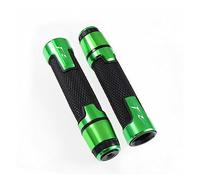 Poignée Pour FZ-07 FZ-09 FZ1 FZ6 FZ8 Moto Universelle 7/8 "22mm Poignées De Guidon Extrémités Poignée Bouchons Main Barre Bouchons couvre-guidon(Green)
