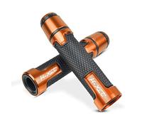 Poignée Pour Kymco K-XCT KXCT 125 300 400 K-XCT125 K-XCT300 K-XCT40 Moto Boutons Anti-Skid Scooter Poignées 7/8 ''22mm Bar Main couvre-guidon(Orange)