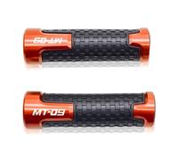 Poignée Pour MT-09/TRACER 2015-2018 2016 2017 MT09 MT 09 Moto 7/8 "22mm Aluminium Anti-Slip Guidon Guidon Poignées_A couvre-guidon(Orange)
