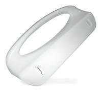 Poignée pour réfrigérateur FAURE FRA2157W FRA24X - Pièce d'origine constructeur - Blanc - Entraxe 13,5cm