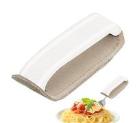 Poignée pour ustensiles - Cuir 9 x 3 x 1 cm Sangle élastique | Poignets d'aide à manger avec prise en main facile, porte-couverts, aide à l'écriture, menottes portables pour personnes âgées ou avec