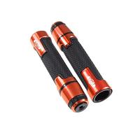 Poignée Pour XSR700 XSR900 XSR 900 Moto Universelle 7/8 "22mm Poignées De Guidon Extrémités Poignée Capuchons Bouchons De Barre À Main couvre-guidon(Orange)
