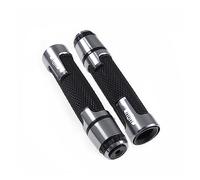 Poignée Pour XSR700 XSR900 XSR 900 Moto Universelle 7/8 "22mm Poignées De Guidon Extrémités Poignée Capuchons Bouchons De Barre À Main couvre-guidon(Titanium)