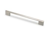 Poignée Profit zamak - Entraxe 192 mm - Nickelé brossé ESTAMP