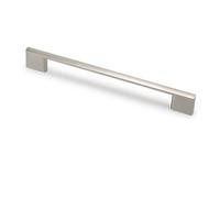 Poignée Profit zamak - Entraxe 192 mm - Nickelé brossé ESTAMP