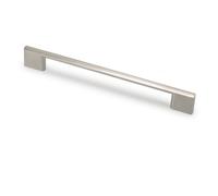 Poignée Profit zamak - Entraxe 288 mm - Nickelé brossé ESTAMP
