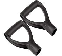 Poignée Rechange pour Pelle, Plastique Noir, Lot de 2