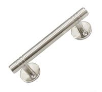 Poignée réglable en acier inoxydable avec un design simple de style ancien pour portes doubles en fer, compatible avec les clôtures, portes coulissantes, portes de grange, armoires et portes de garage