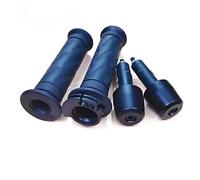 Poignée réservoir Poignées De Guidon Caoutchouc Vintage 7/8 Pouce 22mm pour EN125 GS125 - pour Café Racer - avec Bloc D'équilibre(Style 1)