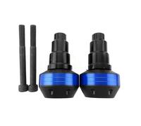 Poignée réservoir pour Moto Frame Sliders Crash Protector Guard MT07 MT-07 MT 07 FZ07 2014-2023 Coussin De Protection Contre Les Chutes(Bleu)