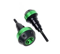 Poignée réservoir pour Z650 pour NINJA650 2017-2019 Protection Contre Les Chutes Cadre Curseur Carénage Garde Anti Crash Pad Protecteur(Vert)