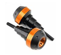 Poignée réservoir Protection Contre Les Chutes pour CB600 900 CBR600 Curseur De Cadre Carénage Protection Anti-Crash Pads Protecteur(Orange)