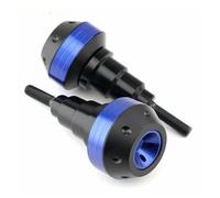 Poignée réservoir Protection Contre Les Chutes pour CB600 900 CBR600 Curseur De Cadre Carénage Protection Anti-Crash Pads Protecteur(Bleu)