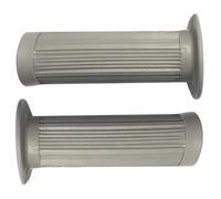 Poignée revêtement gris type MAGURA 22mm 24mm 100mm cyclo mobylette moto (paire)