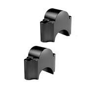 Poignée Riser Pince Élévateurs De Guidon De Moto 22 Mm/7/8 25 Mm/1" Pince De Poignée Universelle pour Montage sur Barre De Moto(Black,25mm)