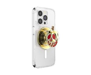 Poignée Ronde PopSockets Compatible avec MagSafe, Anneau Adaptateur Inclus, Support de téléphone, Compatible avec Chargement sans Fil, Disney Villians - Pomme Poison