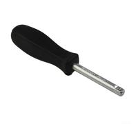 Poignée rotative carrée 1/4 ", tige d'extension à cliquet en acier au chrome vanadium de 150 mm avec libération rapide pour l'entretien des espaces étroits, noir et argent