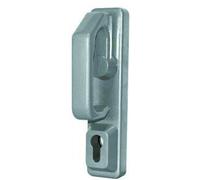 Poignée rotative pour serrure antipanique - PR2E gris aluminium métallisé JPM