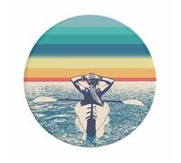 Poignée smartphone - POPSOCKETS - We All Float On - bleu/jaune - 39 74x7 mm - Compatible smartphone