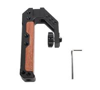 Poignée supérieure pour appareil photo avec 3 prises de type cold shoe, poignées en aluminium pour cages d’appareil photo DSLR, poignée multi-interface avec trous de vis de 1/4 et
