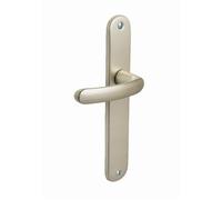 Vachette Poignée de porte bec de cane entraxe 165 mm Aluminium Finition Champagne Garantie 2 ans