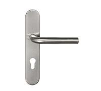 Poignée sur Plaques KLOSE besser en "L" CHANTAL / Inox 304. - Trou Cylindre