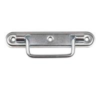 Poignée sur platine zinguée emboutie - 140 mm - Jardinier massard