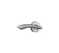 Poignée sur Rosace Maxima Chrome Brillant pour Portes Intérieures - Béquilles Alliage - Vis de Fixation Invisibles - Carré Acier 7MM - Ressort de Rappel - THIRARD