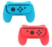 Poignée Switch Contrôleur de Jeu Poignée Ergonomique pour Nintendo Switch Joy-Cons Manette Silicone Joystick - Bleu et Rouge G