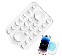 Poignée Téléphone En Silicone Porte-Téléphone Magnétique | Fixation Silicone à Ventouse pour Mobile pour Autophoto, Film, Enregistrement, , Salle de Bain, Miroir, Fenêtre,