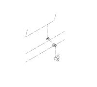 Poignée tournante pour Miroir Hewi Active + Blanc de sécurité 62852 98