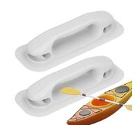 Poignée utilitaire marine, 2 poignées avec trou pour une prise sécurisée, support de main pour kayak de 3,54 pouces, accessoire nautique polyvalent pour un accès et un embarquement en toute sécurité s