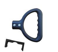 Poignée Utilitaire pour Chariot Pliable à Bagages Poignée Portable d'attache en PP Accessoire Pliante et Vis Incluse Adaptée Au Camping Plage Déplacem, avec Clip Long